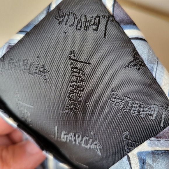 J. Garcia Silk Tie ~ Desert Storm ~ Collection Fifty-Four ~ GUC ~ Abstract Print - Picture 4 of 13